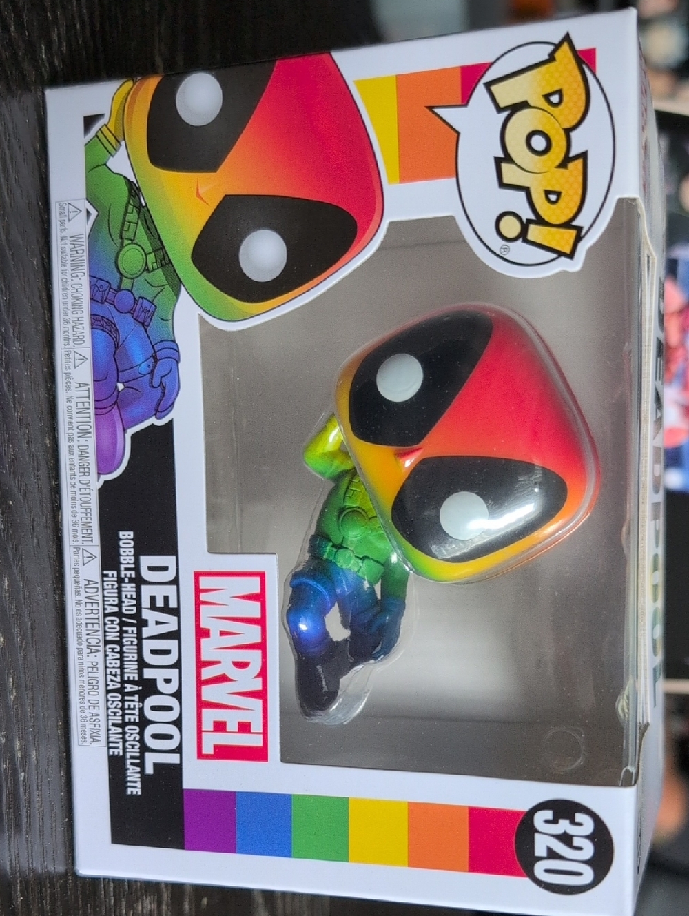 Funko Pop! Marvel Deadpool Rainbow Pride #320